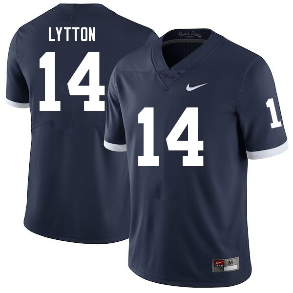 NCAA Nike Men's Penn State Nittany Lions A.J. Lytton #14 College Football Authentic Navy Stitched Jersey SVW2098CW